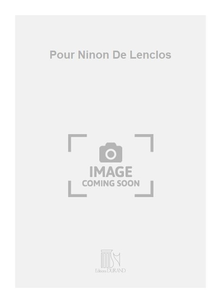 Pour Ninon De Lenclos